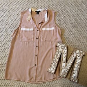 NWOT Forever 21 Sleeveless Blouse